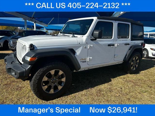 used 2021 Jeep Wrangler Unlimited car, priced at $26,941