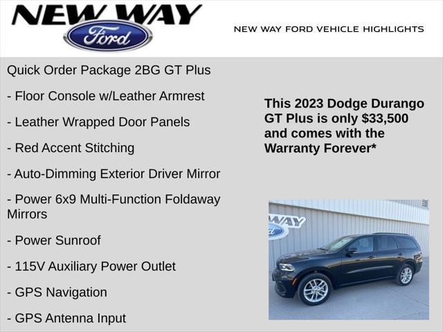 used 2023 Dodge Durango car, priced at $33,500