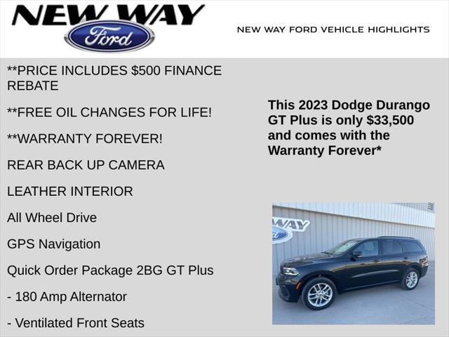 used 2023 Dodge Durango car, priced at $33,500