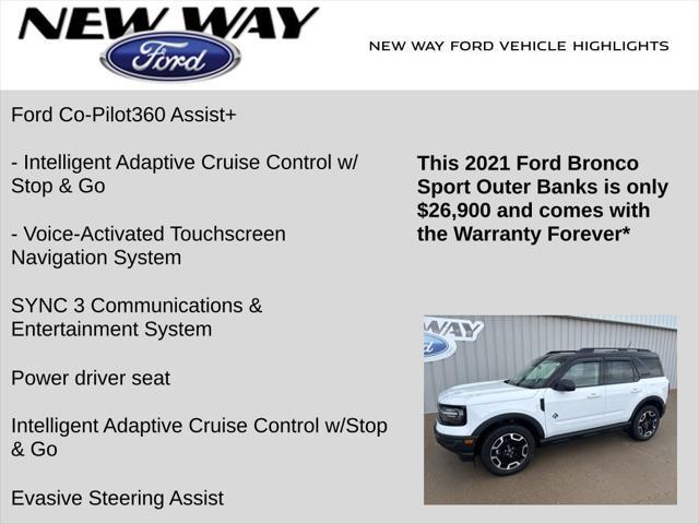 used 2021 Ford Bronco Sport car, priced at $26,900