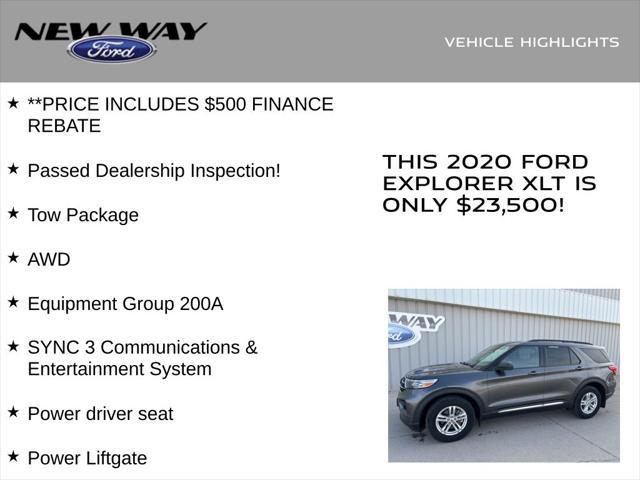 used 2020 Ford Explorer car, priced at $23,500