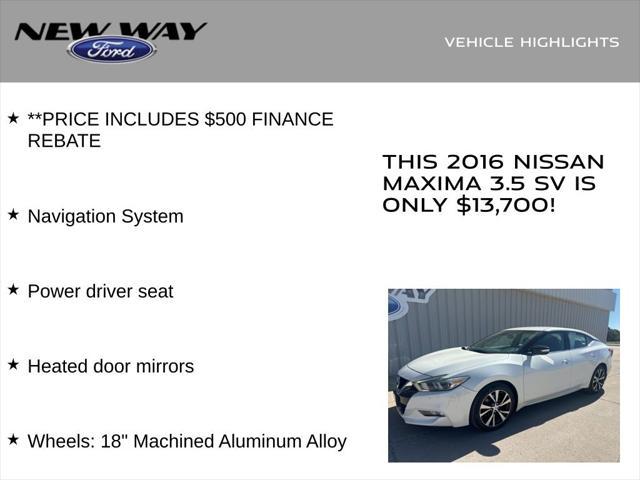 used 2016 Nissan Maxima car, priced at $13,700