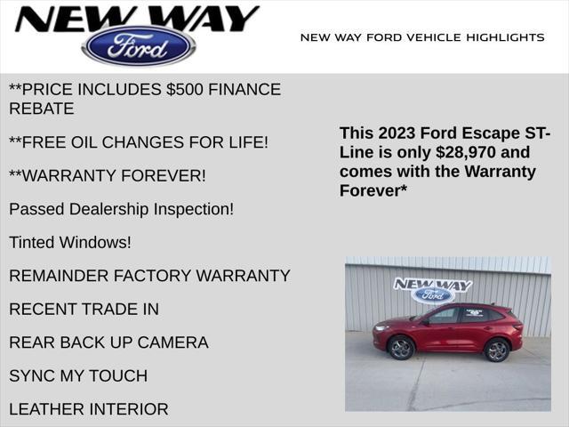 used 2023 Ford Escape car, priced at $28,970