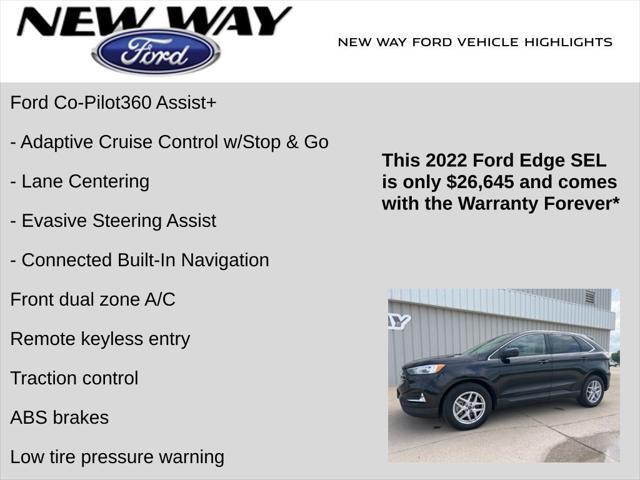 used 2022 Ford Edge car, priced at $26,645