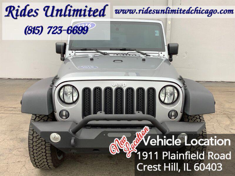 used 2016 Jeep Wrangler Unlimited car, priced at $16,795