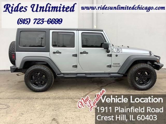 used 2016 Jeep Wrangler Unlimited car, priced at $17,995