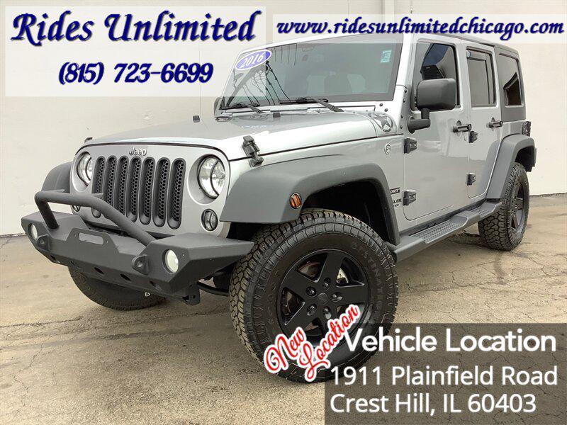 used 2016 Jeep Wrangler Unlimited car, priced at $16,795