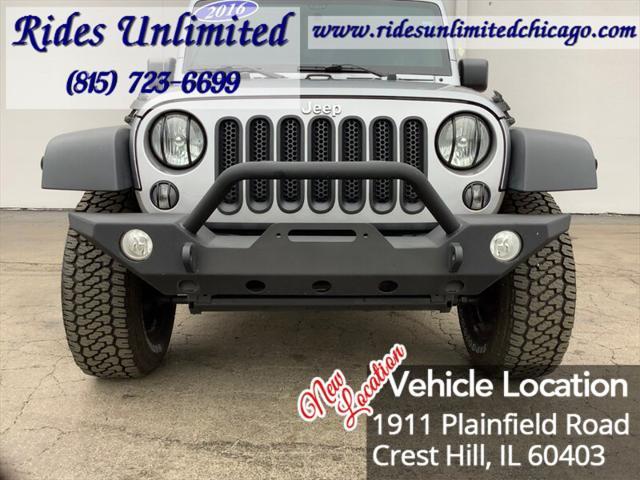 used 2016 Jeep Wrangler Unlimited car, priced at $17,995