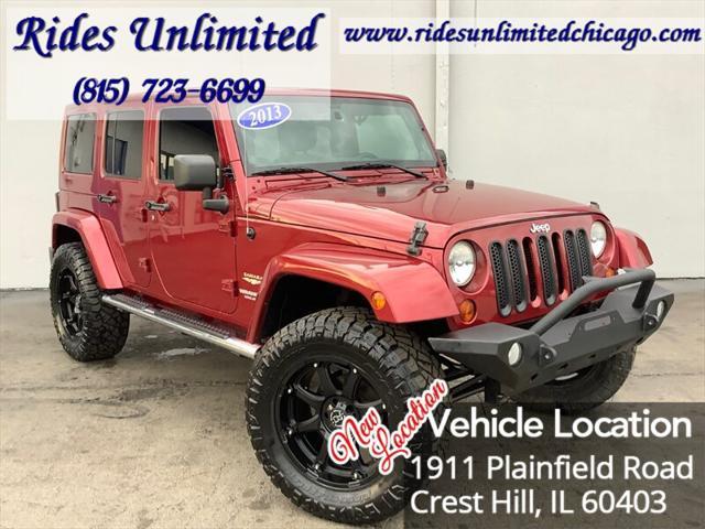 used 2013 Jeep Wrangler Unlimited car, priced at $20,995