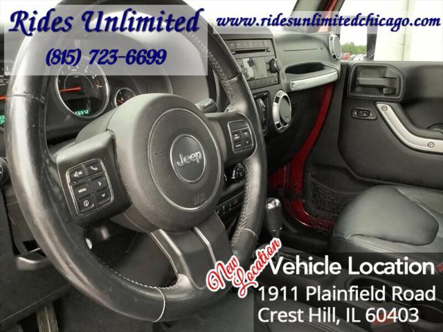 used 2013 Jeep Wrangler Unlimited car, priced at $20,995