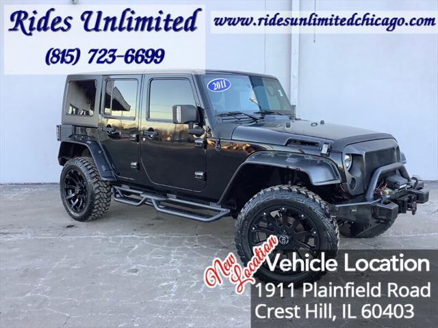 used 2011 Jeep Wrangler Unlimited car, priced at $15,995