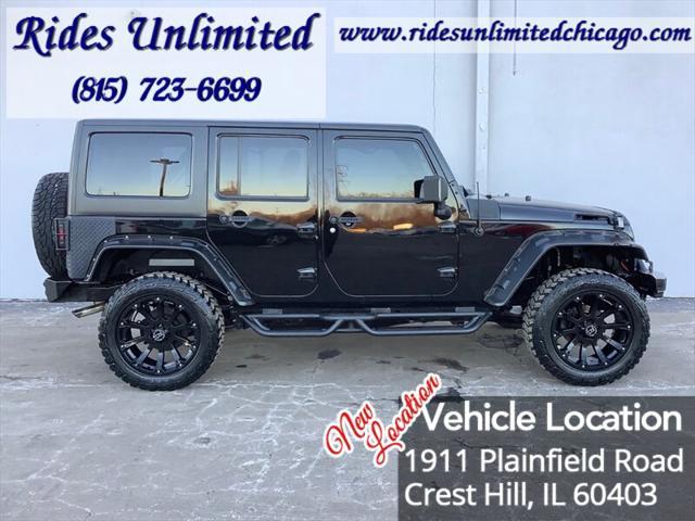 used 2011 Jeep Wrangler Unlimited car, priced at $15,995