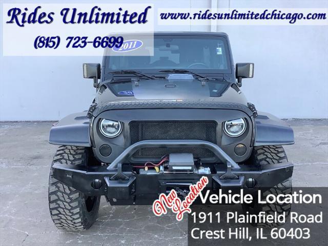 used 2011 Jeep Wrangler Unlimited car, priced at $15,995