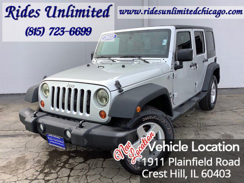 used 2012 Jeep Wrangler Unlimited car, priced at $11,995