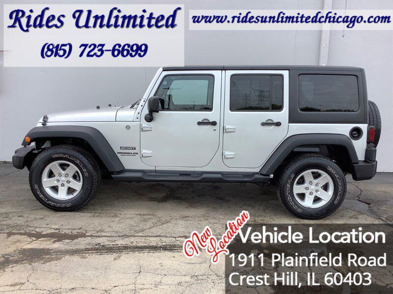 used 2012 Jeep Wrangler Unlimited car, priced at $11,995