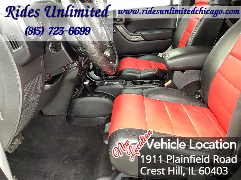 used 2012 Jeep Wrangler Unlimited car, priced at $11,995