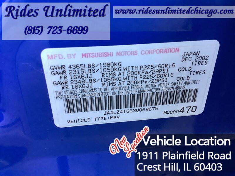 used 2003 Mitsubishi Outlander car, priced at $3,900