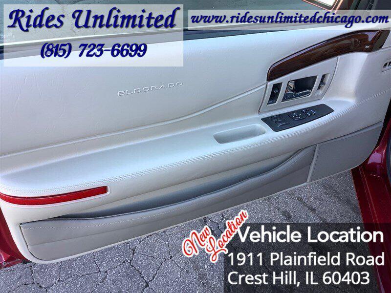 used 2002 Cadillac Eldorado car, priced at $10,995