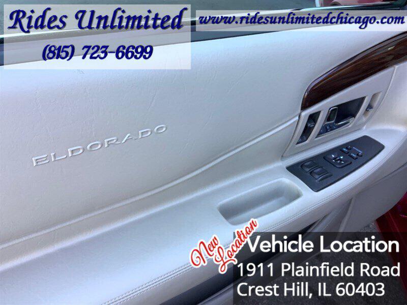 used 2002 Cadillac Eldorado car, priced at $10,995