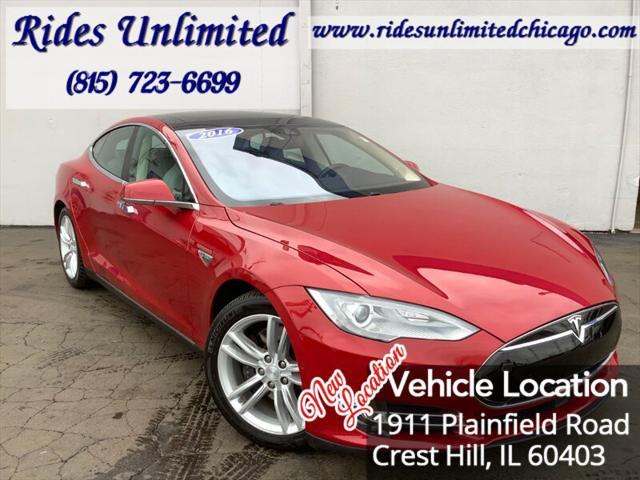 used 2016 Tesla Model S car, priced at $27,500