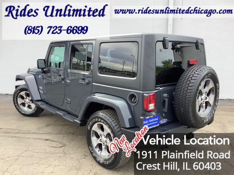 used 2017 Jeep Wrangler Unlimited car, priced at $15,995