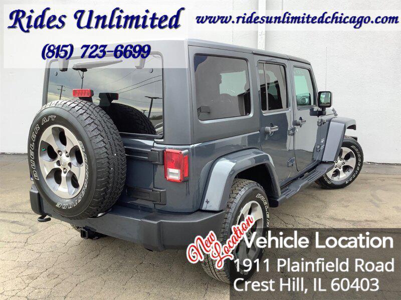 used 2017 Jeep Wrangler Unlimited car, priced at $15,995