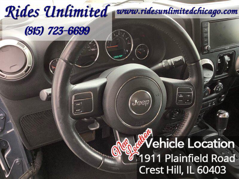 used 2017 Jeep Wrangler Unlimited car, priced at $15,995