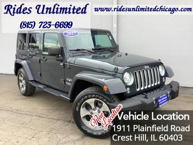 used 2017 Jeep Wrangler Unlimited car, priced at $16,995