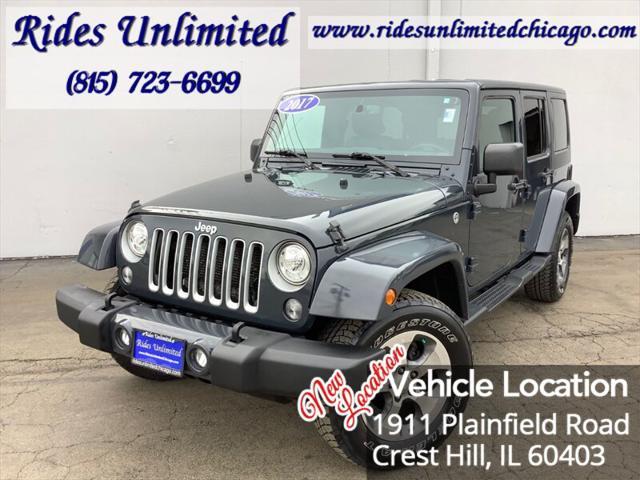 used 2017 Jeep Wrangler Unlimited car, priced at $16,995