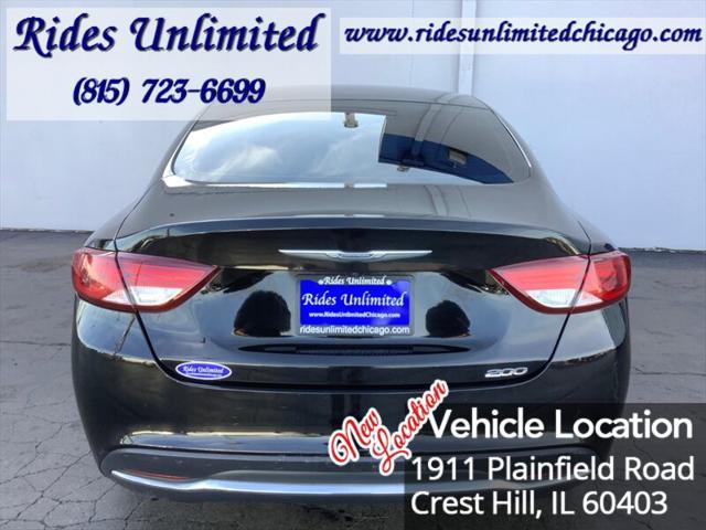 used 2016 Chrysler 200 car, priced at $7,500