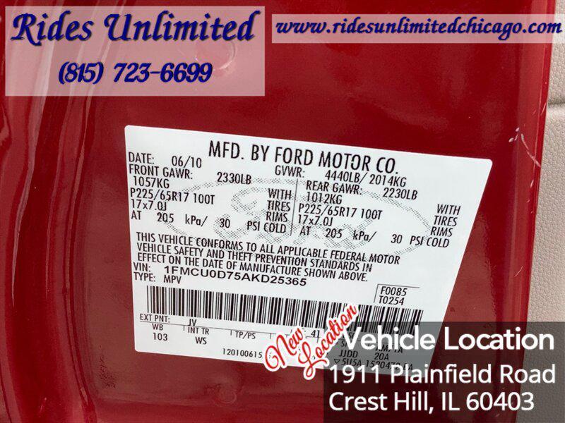used 2010 Ford Escape car, priced at $5,495