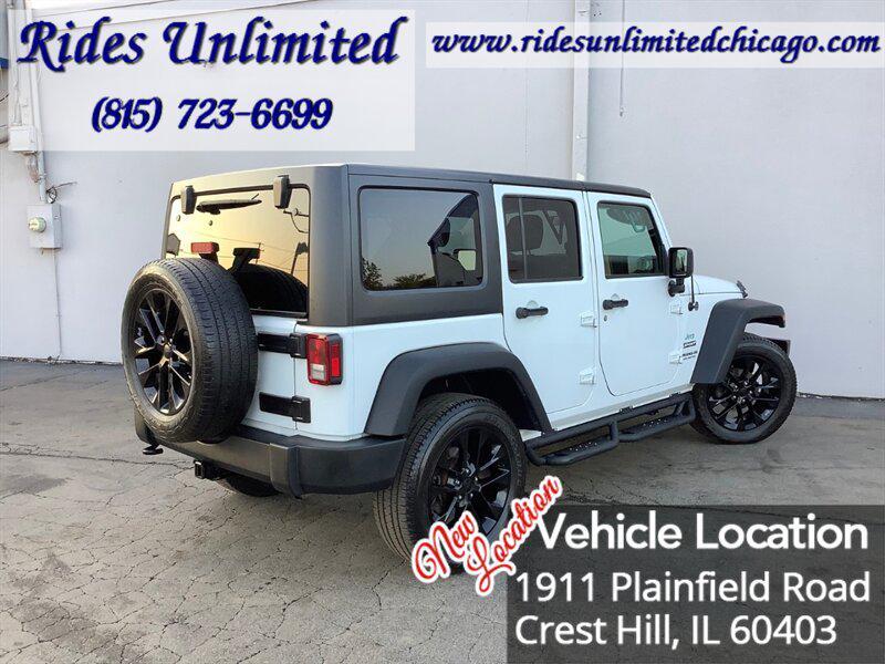 used 2017 Jeep Wrangler Unlimited car, priced at $19,995