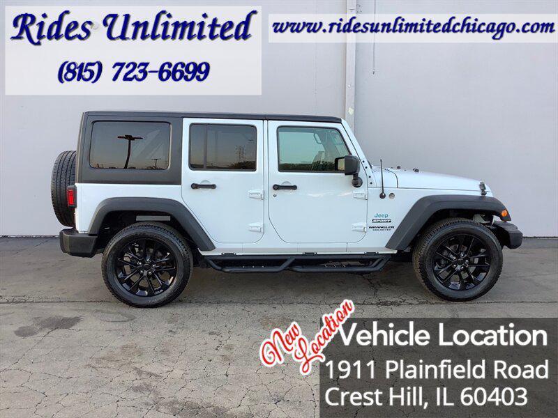 used 2017 Jeep Wrangler Unlimited car, priced at $19,995