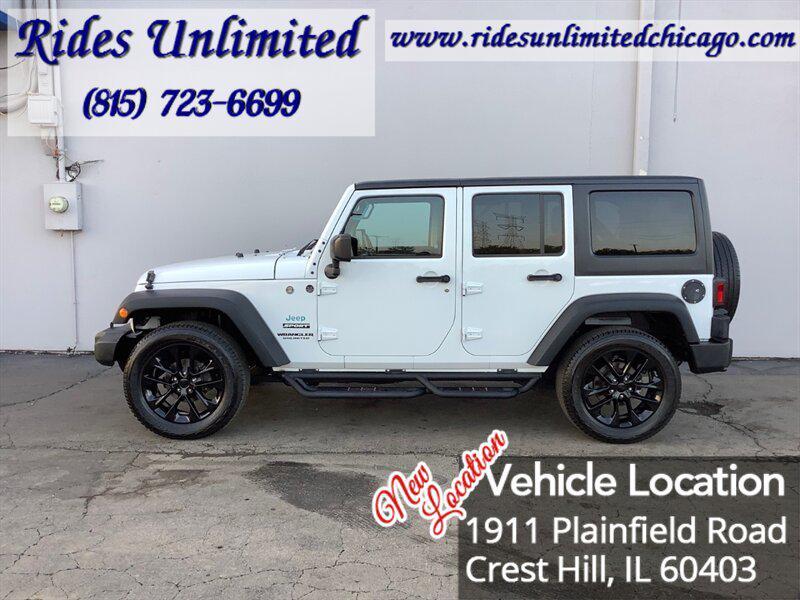used 2017 Jeep Wrangler Unlimited car, priced at $19,995