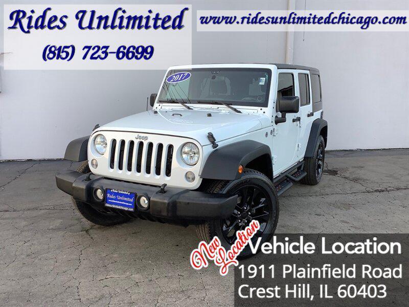 used 2017 Jeep Wrangler Unlimited car, priced at $19,995