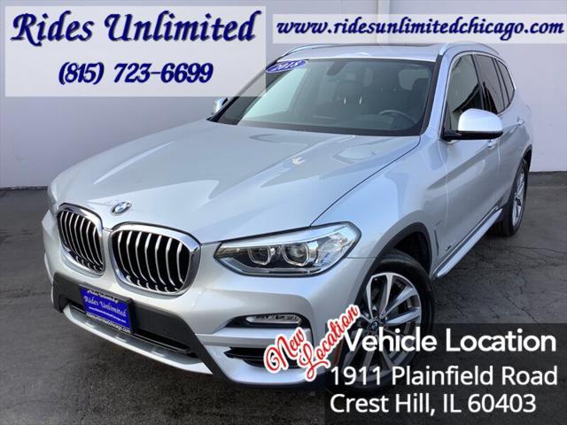 used 2018 BMW X3 car, priced at $23,995