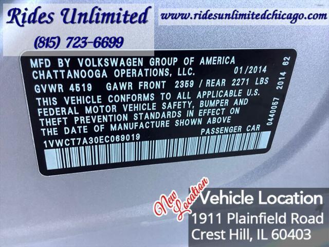 used 2014 Volkswagen Passat car, priced at $9,995