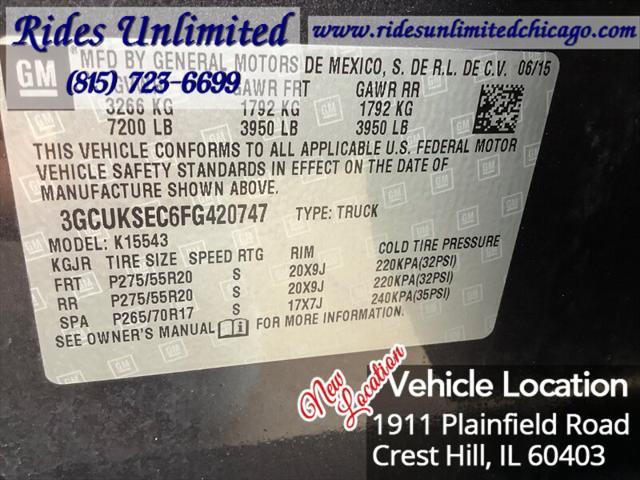 used 2015 Chevrolet Silverado 1500 car, priced at $9,995