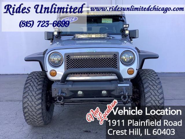 used 2014 Jeep Wrangler Unlimited car, priced at $20,995