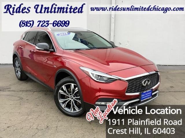 used 2018 INFINITI QX30 car, priced at $17,995