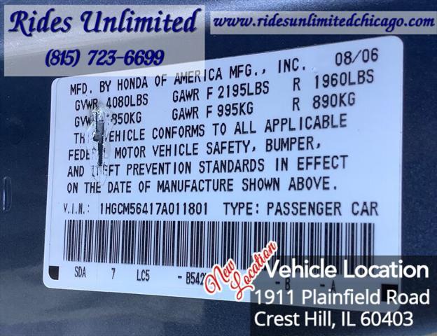 used 2007 Honda Accord car, priced at $9,995