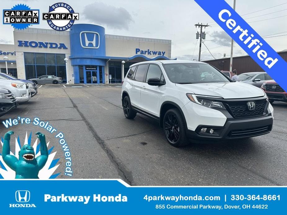 used 2021 Honda Passport car, priced at $26,451