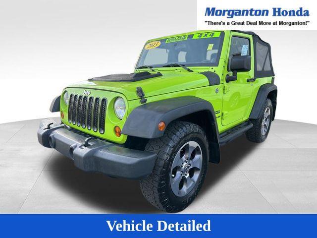 used 2013 Jeep Wrangler car, priced at $13,490