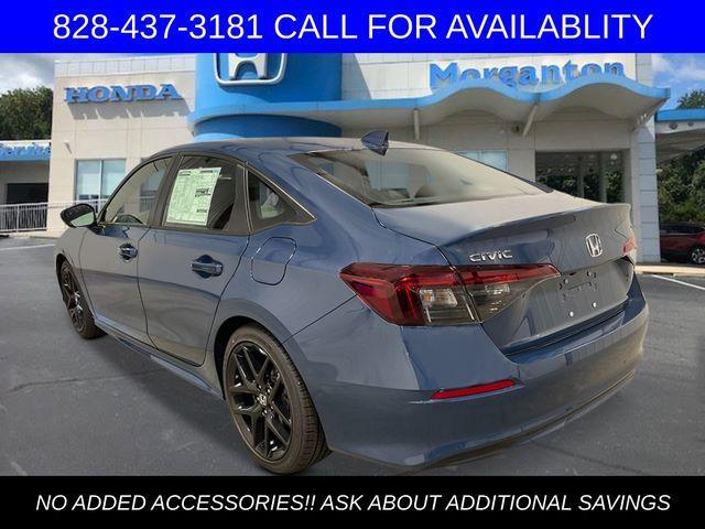 new 2026 Honda Civic car, priced at $27,100