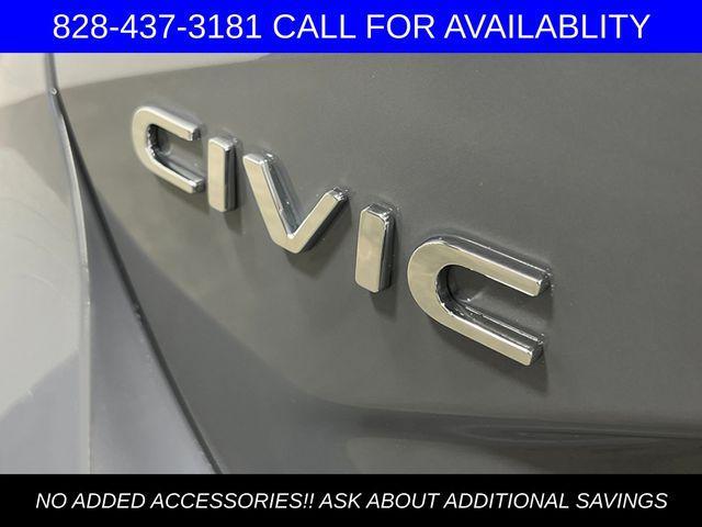 new 2026 Honda Civic car, priced at $28,945