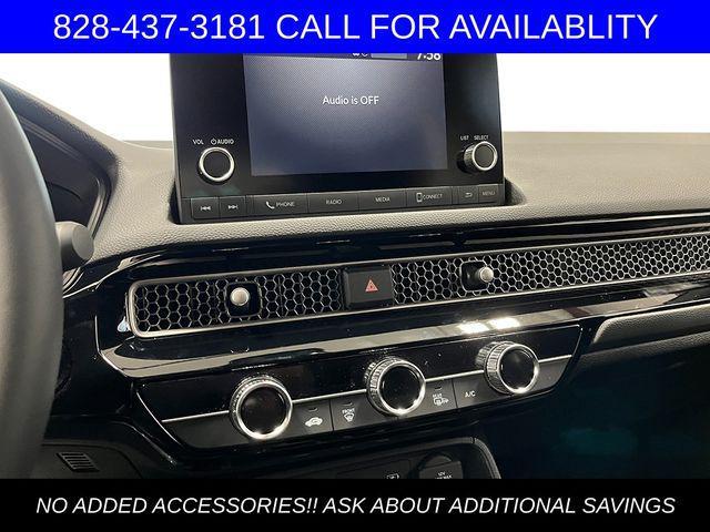 new 2026 Honda Civic car, priced at $27,800