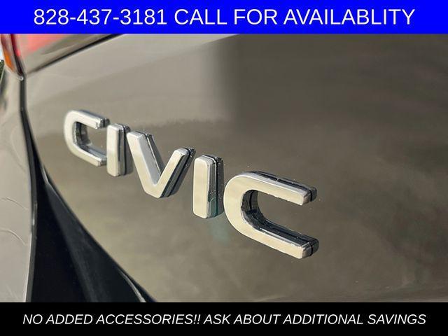 new 2026 Honda Civic car, priced at $27,800