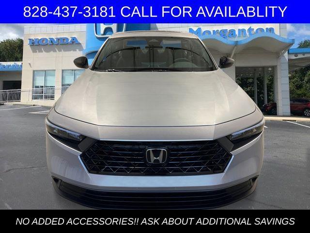 new 2025 Honda Accord Hybrid car, priced at $33,339