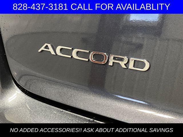 new 2025 Honda Accord car, priced at $28,445