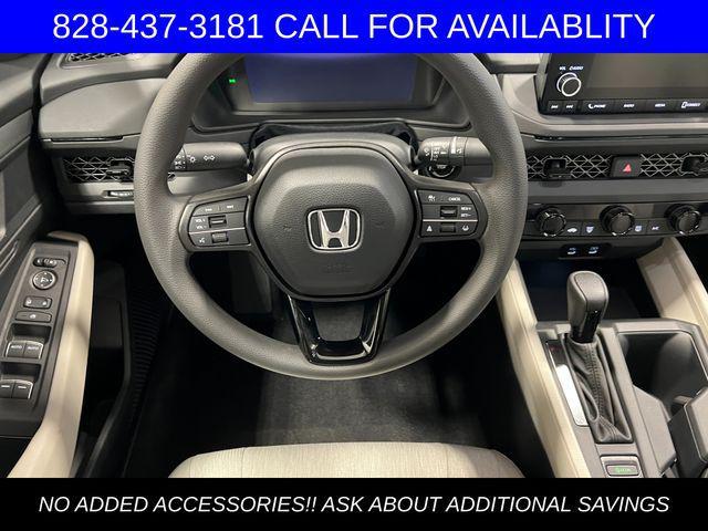 new 2025 Honda Accord car, priced at $28,445